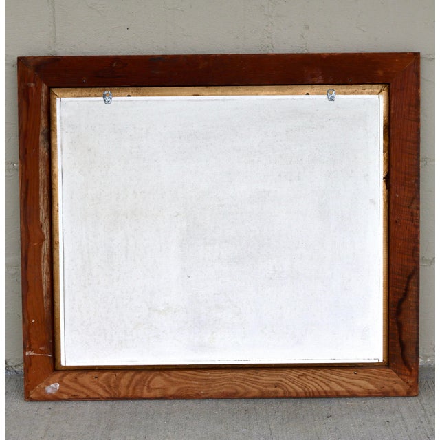 Late 20th Century Vintage Handmade Ornate Gilt Gesso and Oak Multi-Compartment Shadow Box Wall Shelf For Sale - Image 5 of 13