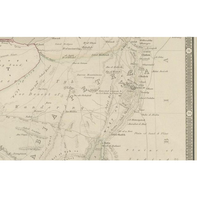 Egypt & Arabia Petraea – Large Nile Map, British Cartography, c.1815 This impressive early 19th-century map depicts Egypt...
