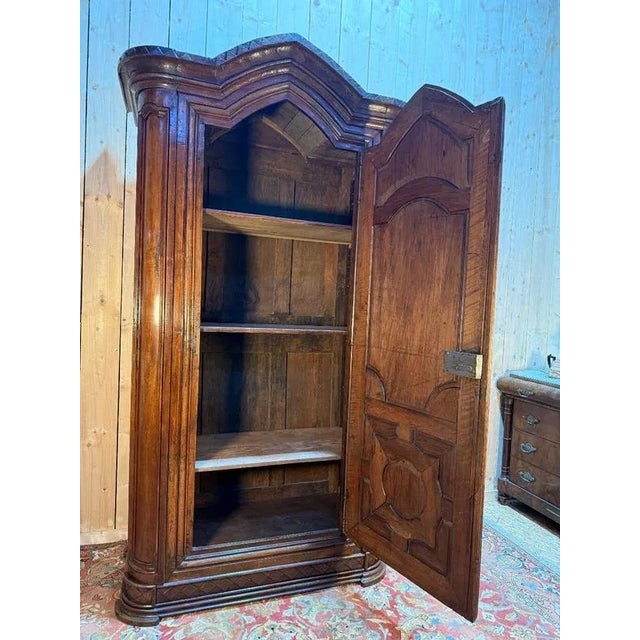 Louis XIV Wardrobe in Walnut For Sale - Image 10 of 13