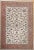 Late 20th Century Vintage Persian Tabriz Rug, Handwoven Allover Floral Pattern, Ivory & Pale Pink, 7’ X 10’ For Sale - Image 5 of 12