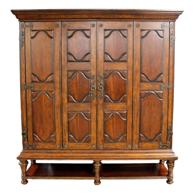 Late 20th Century Lexington Entertainment Center - Mahogany For Sale