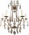 Formations Dennis and Leen Formations French Crystal Primitive Chandelier For Sale - Image 4 of 6