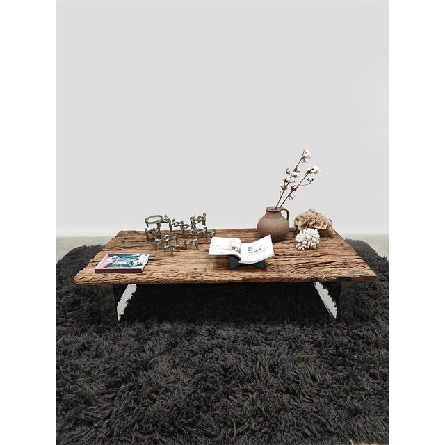Vintage Wooden Coffee Table, 1970 For Sale - Image 3 of 8
