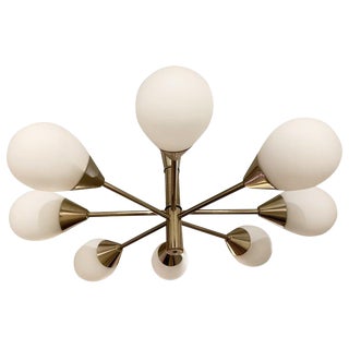1960s Vintage German Space Flush Pendant For Sale