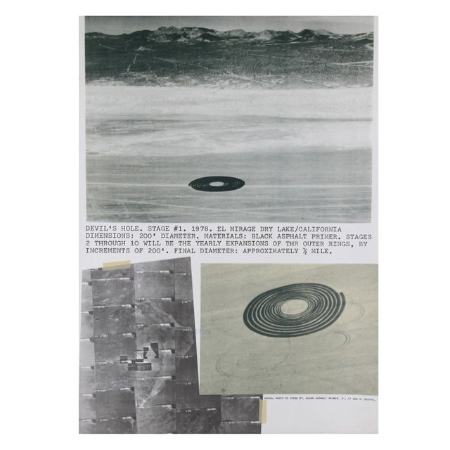 Dennis Oppenheim - Devil's Hole Lithograph For Sale