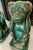 1950s Monumental 1950s Italian Glazed Terra Cotta Monkeys - Set of 3 For Sale - Image 5 of 12