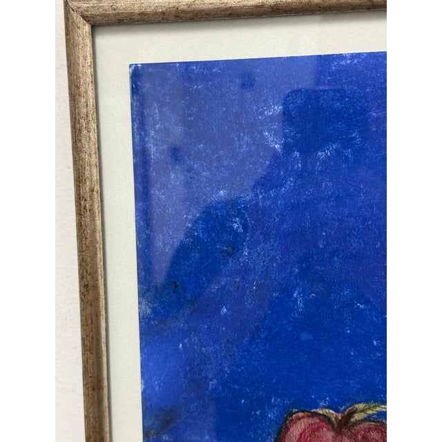 Wood Pastel Apple Still Life Artwork, Framed For Sale - Image 7 of 12