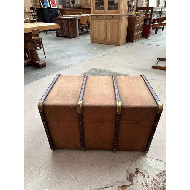 Vintage Soyez Père Travel Trunk, Lille For Sale - Image 8 of 13