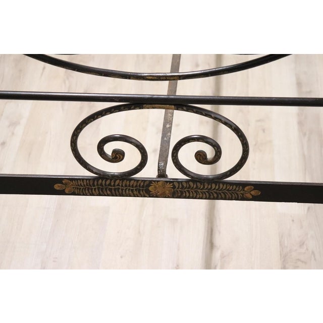 19th Century Iron Double Bed For Sale - Image 3 of 18