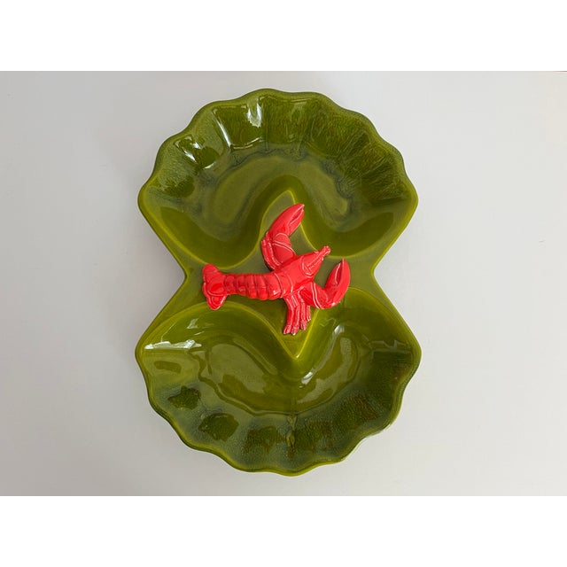 Ceramic Lobster Platter, California Pottery, C1970 For Sale - Image 10 of 11