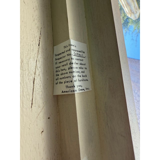 Pair of Vintage 1980s Rattan & Glass Waterfall End Tables – Mid Century Coastal Palm Beach Regency Tables For Sale - Image 10 of 10