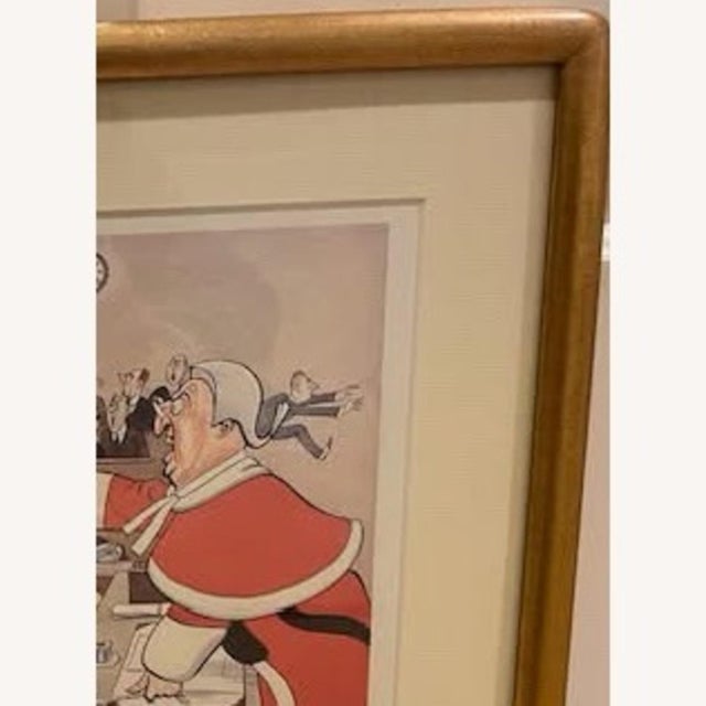 1990s Punch Memorabilia: H. M. Bateman Framed Law Art For Sale - Image 4 of 5