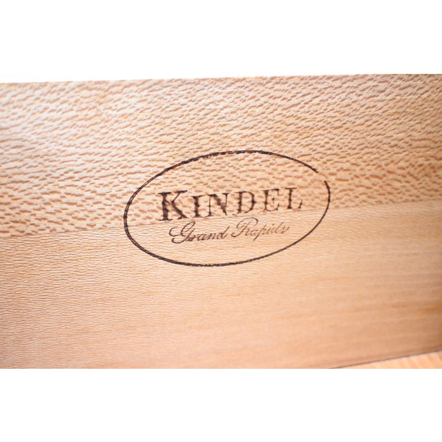 Kindel Furniture Neoclassical Louis XVI Style Cherry 7-Drawer Highboy Dresser For Sale - Image 16 of 16