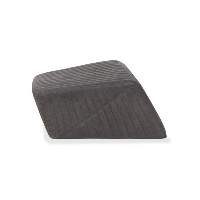 Gray Facet Ottoman in Gray Fabric from Ligne Roset For Sale - Image 8 of 9