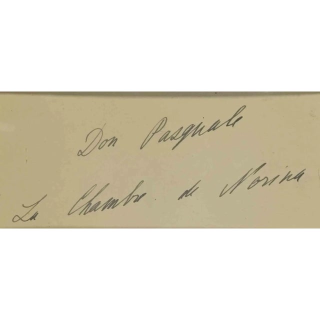 Norina's Room is an artwork realized by Erté (Romain de Tirtoff). Gouache on paper, hand signed lower right. Titled on...