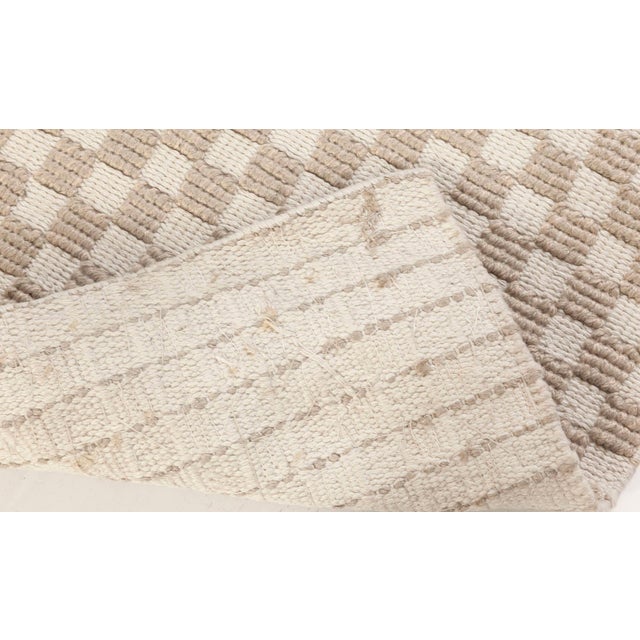 Modern Scandinavian Indoor-Outdoor Checkerboard Rug Custom by Doris Leslie Blau For Sale In New York - Image 6 of 6