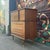 United Furniture Corporation United Mid Century Walnut and Brass Highboy Dresser For Sale - Image 4 of 12