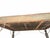 Indian Antique 19th-Century Indian Teak Door & Iron Studded Coffee Table With Glass Top For Sale - Image 3 of 10