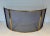This attractively designed fireplace screen is made of brass with a steel grate. The front section is curved, as are the...