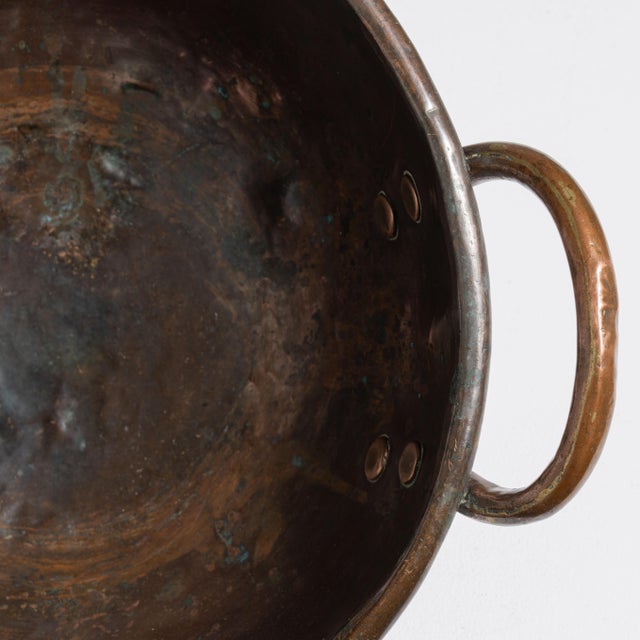 19th Century France Terra Cotta Copper Serving Piece For Sale In Greensboro - Image 6 of 15