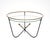 A stylish and iconic vintage steel and brass coffee table by Edward Ihnatowicz. This was made by Mars furniture and was...