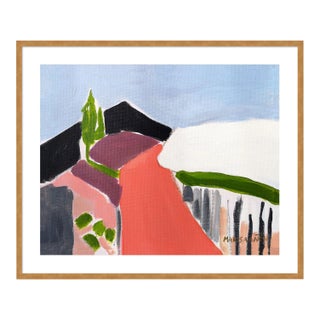 La Riada by Marisa Anon in Matted Gold Frame, Medium Art Print For Sale