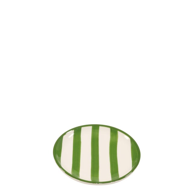 Contemporary Lido Dessert Plate - Set of 4 - Green For Sale - Image 3 of 3