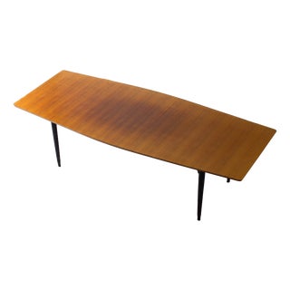 Mid-Century Modern Rounded Dining Table, 1960s For Sale