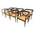 1960s Attributed to Joaquim Tenreiro Rosewood and Cane "U" Chairs - Set of 8 For Sale - Image 10 of 10