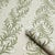 Schumacher SAMPLE - Schumacher x Celerie Kemble Tasmanian Mimosa Wallpaper In Ivory & Green For Sale - Image 4 of 4
