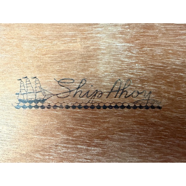 Vintage Young Hinkle "Ship Ahoy" Corner Desk and Hutch Set For Sale - Image 11 of 12