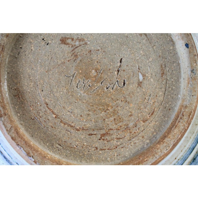 Vintage Signed Studio Art Pottery Vessel For Sale - Image 10 of 10