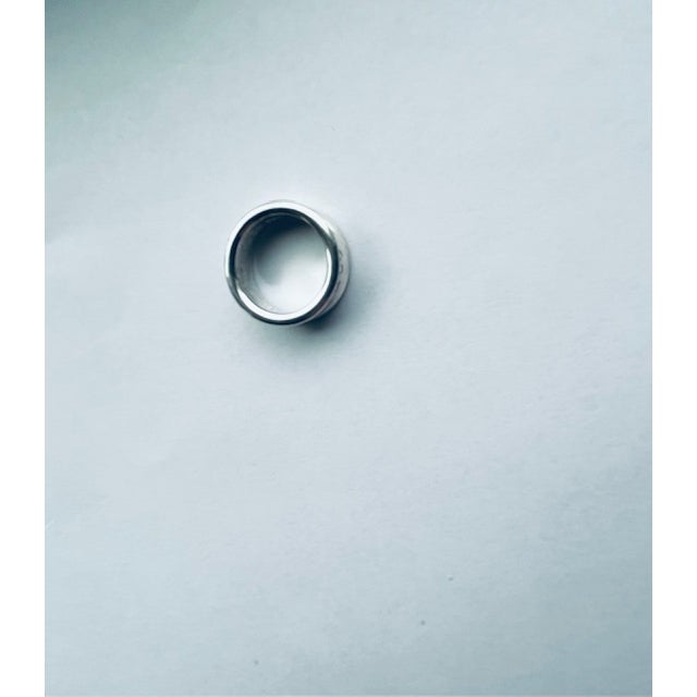 Vintage Tiffany & Co. 1837 Concave Ring, Sterling Silver, Iconic Jewelry, Size 7 For Sale In Chicago - Image 6 of 7