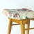 1960s Mid-Century Stool in Oak & Linen from Ton, Former Czechoslovakia, 1960s For Sale - Image 5 of 9