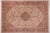 Ivory Shabby Chic Kashan Pak-Persian Ivory/Brown Wool Rug - 9'1'' X 12'1'' For Sale - Image 8 of 9