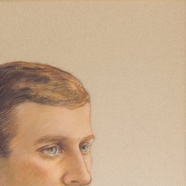 1960s Portrait of a Handsome Man - Vivian Louise (Freundt) Gugel, C. 1967 For Sale - Image 5 of 9