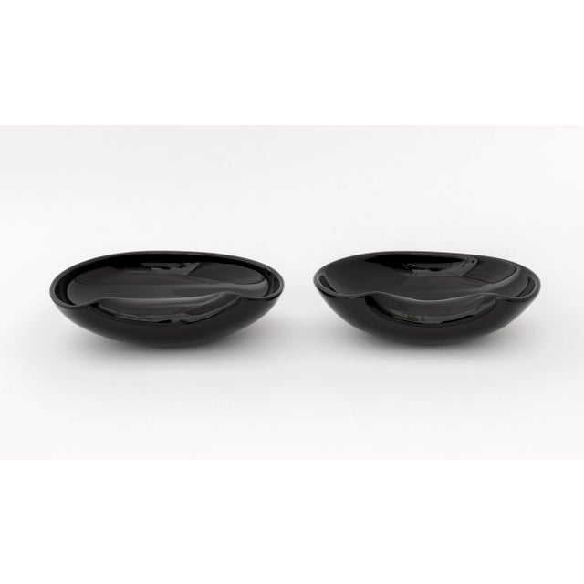 Elsa Peretti X Tiffany & Co. Black Glass Dishes, 2 For Sale In New York - Image 6 of 10