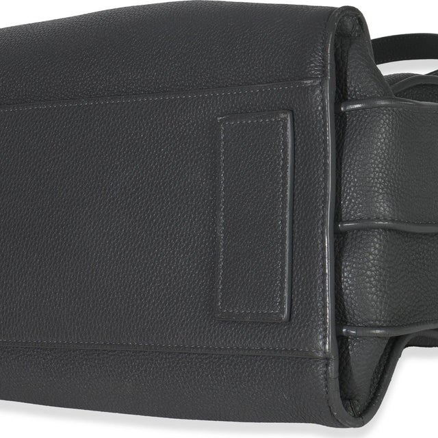 Animal Skin Grey Grained Calfskin Small Souple Sac De Jour For Sale - Image 7 of 8