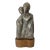 Vintage 1980s Granite Stone EJC Figural Abstract Sculpture on Resin Base For Sale