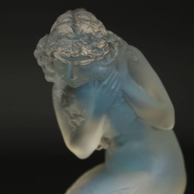Rene Lalique Opalescent Glass 'Naiade' Statuette For Sale - Image 10 of 13