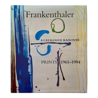 Helen Frankenthaler Vintage 1996 1st Edition " Catalogue Raisonne Prints 1961-1994 " Abstract Expressionist Lithograph Print Large Hardcover Art Book For Sale