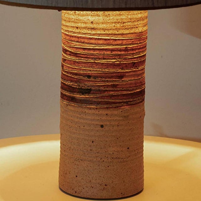 Ceramic Ceramic Table Lamp by Tue Poulsen for Tue Keramik, 1960s For Sale - Image 7 of 10