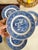 Vintage Blue Willow Plates Set of Five Ironstone Style 6 3/8 Inch For Sale - Image 9 of 12