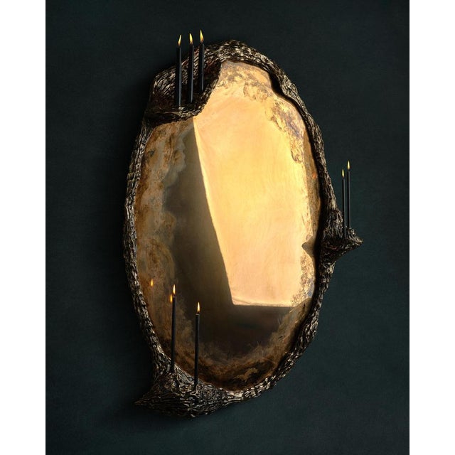 Not Yet Made - Made To Order People I Mirror in Cast Bronze by William Guillon For Sale - Image 5 of 14