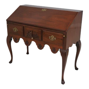 Baker Queen Anne Drop Front Secretary Desk