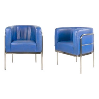 Ondina Chairs by De Pas, D'Urbino and Lomazzi for Zanotta, 1980s, Set of 2 For Sale