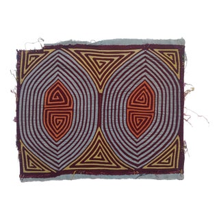 Mola Fabric by Cuna Indians, Panama, 1970s For Sale
