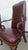 Traditional 1980s Pair Hancock Moore Leather Side Club Office Chairs Mahogany For Sale - Image 3 of 10