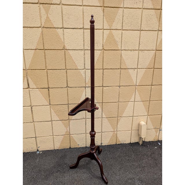 Vintage Wooden Easel / Cherry Finish Adjustable Tripod Painting Easel/Wood Art Easel For Sale - Image 4 of 9