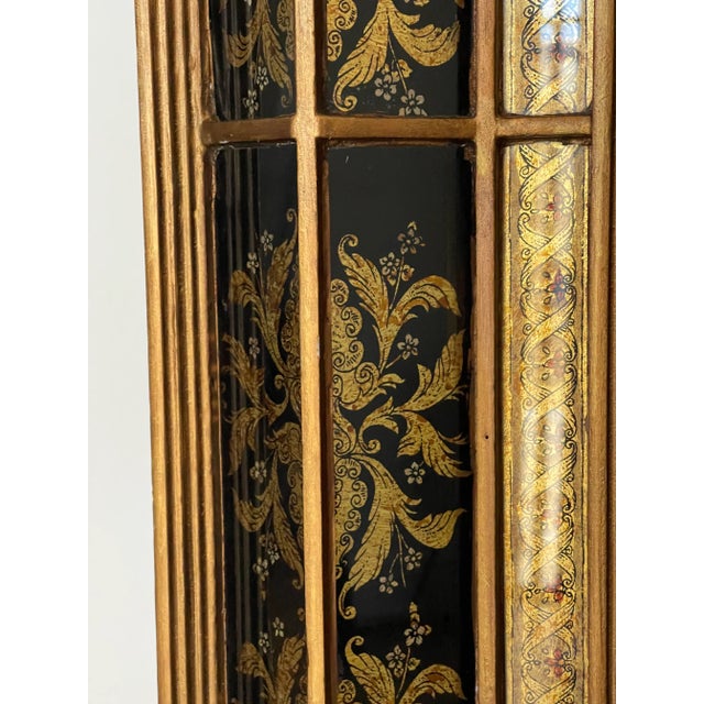 1950s Reserved for Robbie- Vintage Italian Eglomise Neobaroque Style Mirror For Sale - Image 5 of 8